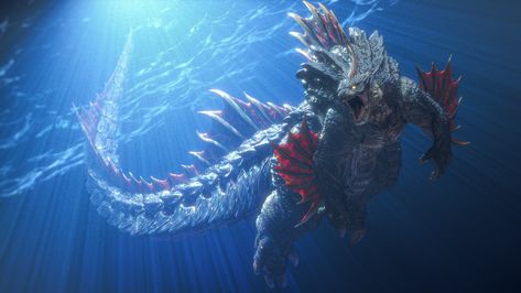 "Equiroa ―Boundary Beast―" by iyobei Isolated Island, Mythical Creature Art, Kaiju Design, Robot Animal, Godzilla Wallpaper, All Godzilla Monsters, Beast Creature, Kaiju Art, Cool Monsters