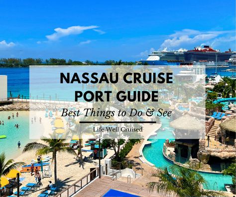 35+ Best Things to Do in Nassau Cruise Port,  Bahamas (2024) Nassau Bahamas Cruise Port, Carnival Sunshine, Rose Island, Disney 2023, Cruise Excursions, Bahamas Cruise, Best Snorkeling, Nassau Bahamas, Senior Trip