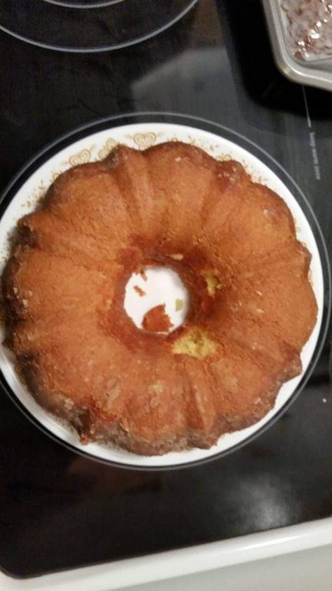 Fuzzy Navel Cake, Condensed Milk Cake, Fuzzy Navel, Instant Pudding Mix, Milk Cake, Pound Cakes, Peach Schnapps, Baked Goodies, Bundt Cakes