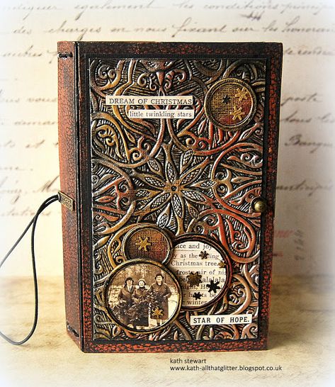 Timmy Time, Tim Holtz Crafts, Tim Holtz Dies, Cool Birthday Cards, Tim Holtz Cards, Tim Holtz Sizzix, Pocket Notebook, Embossed Cards, Steampunk Art