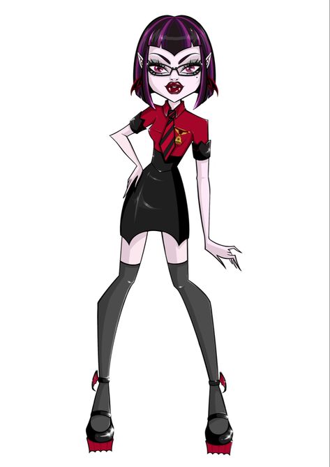 🧛🏻‍♀️ #goryfangtell #monsterhigh Office Siren Monster High, Monster High Outfits Drawings, Monster High Gory Fangtell, Gory Monster High, Monster High Personajes, Vampire Monster High, Gory Fangtell, G1 Monster High, Monster High Vampire