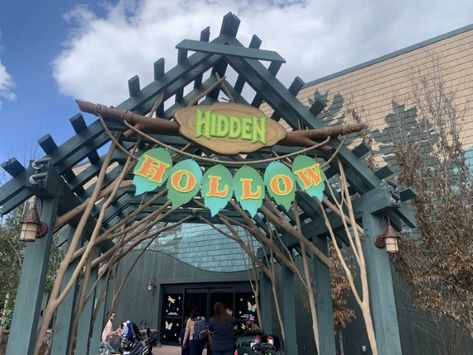 This Enchanted Forest Themed Playground In Tennessee That’s Oh-So Special Dollywood Park, Themed Playground, Mountain Log Cabin, Smoky Mountain Christmas, Automatic Sliding Doors, Fireflies In A Jar, Hidden Forest, Travel Mountains, Pigeon Forge Tn