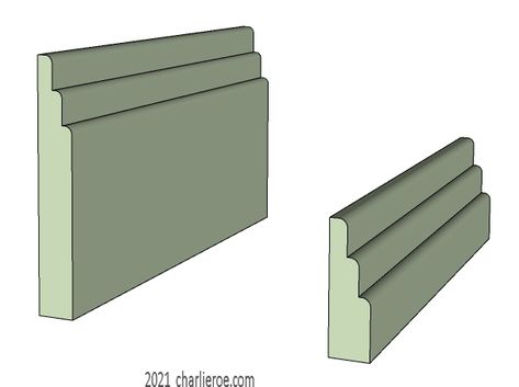 New Art Deco Joinery & interior woodwork - skirting base board, door architrave, dado rail Art Deco Skirting Boards, Art Deco Window Trim, Art Deco Crown Molding, Wooden Skirting, Door Architrave, Wooden Skirting Board, Art Deco Window, Picture Rails, New Art Deco