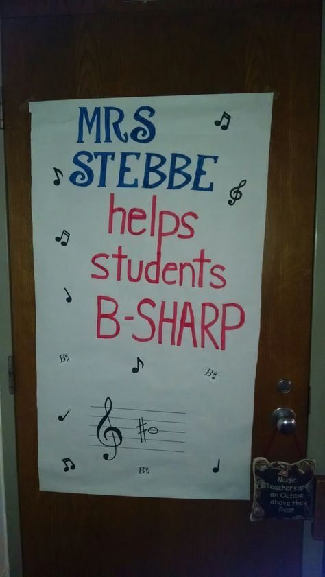 Teacher Appreciation door decor for music teacher Music Teacher Decorations, Music Door Decorations, Music Appreciation High School, Music Class Door Decor, Music Teacher Door Decoration, Music Teacher Appreciation Door, Teacher Appreciation Poster, Teacher Appreciation Door Decorations, Music Bulletin Board