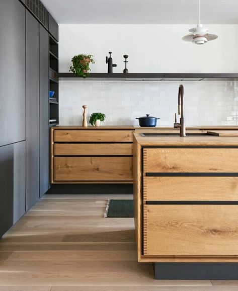 Blog - Reclaimed and Custom Hardwood Flooring - The Hudson Company featured in the nyt — The Hudson Company Elizabeth Roberts, Tribeca Loft, Heart Pine Flooring, Walnut Kitchen, Natural Wood Flooring, Walnut Floors, Oak Wood Floors, Walnut Cabinets, White Oak Floors