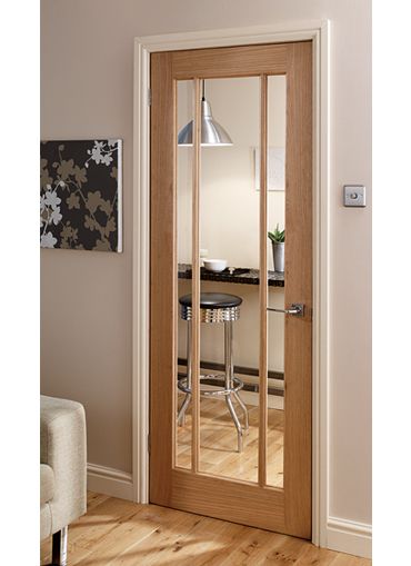 Uşă de interior combinaţie PVC şi sticlă. Oak Glazed Internal Doors, Internal Doors Modern, Grey Internal Doors, Oak Interior Doors, Internal Glass Doors, Black Interior Doors, Doors And Floors, Door Interior, Glass Doors Interior