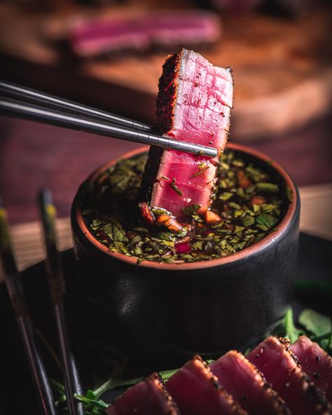 Ahi Tuna Sauce, Ahi Tuna Steak Recipe, Seared Ahi Tuna, Ponzu Sauce, Ahi Tuna Steak, Spicy Dipping Sauce, Seared Ahi, Seared Tuna, Dipping Sauces Recipes