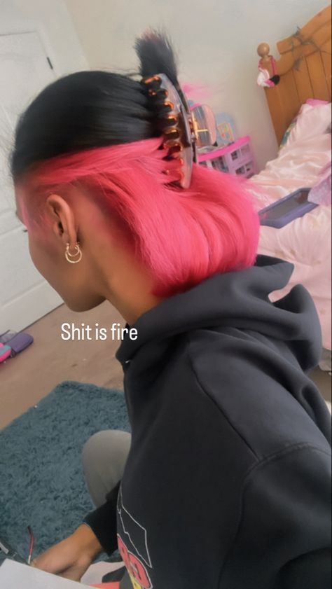 Skunk Strip, Hair Stripes, Puffy Hair, Skunk Stripe, Pink Halo, Pink Hair Dye, Glamour Hair, Sleek Ponytail Hairstyles, Honey Brown Hair