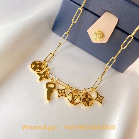 Lv Necklace, Lv Jewelry, Brand Accessories, Fashion Killa, My Profile, Luxury Brand, Alex And Ani Charm Bracelet, Low Price, Luxury Branding