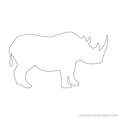 Animal Stencils Archives - Free Printable Stencils My Fathers Dragon, Free Printable Stencils, Animal Stencils, Printable Stencils, Mother Son Tattoos, Outline Format, Save The Rhino, Free Stencils Printables, Animal Stencil