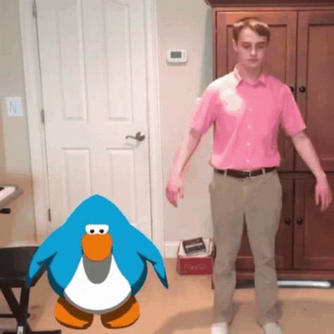 Dance Penguin GIF - Dance Penguin Club Penguin - Discover & Share GIFs Pizza Song, Penguin Dance, Club Penguin, Dancing Gif, Dance Club, Funny Clips, Super Funny, Night Club, Funny Images