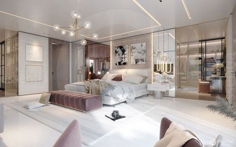 Essentia Environments, Mansion Bedroom, Big Bedrooms, Luxury Room Bedroom, Modern Bedroom Interior, Luxury House Interior Design, Luxury Bedroom Master, Klaus Mikaelson, Luxury Rooms