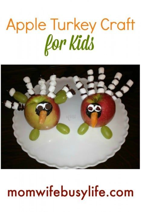 17 Fun Thanksgiving Crafts and Activities for Toddlers and Preschoolers Apple Turkey Craft, Thanksgiving Crafts And Activities, Apple Turkey Recipes, Turkey Craft For Kids, Apple Turkey, Fun Thanksgiving Crafts, Thanksgiving Turkey Craft, Kids Thanksgiving, Acorn Crafts