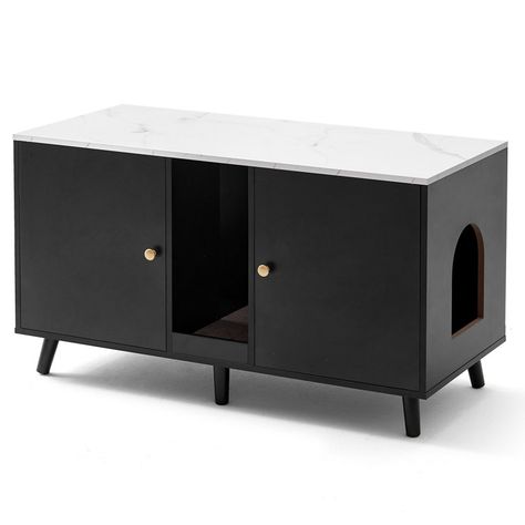 Double Litter Box Enclosure, Bestie Apartment, Angus Scotland, Cat Cabinet, Cardboard Cat, Cat Litter Box Enclosure, Litter Box Furniture, Litter Box Enclosure, Cat Litter Box Furniture