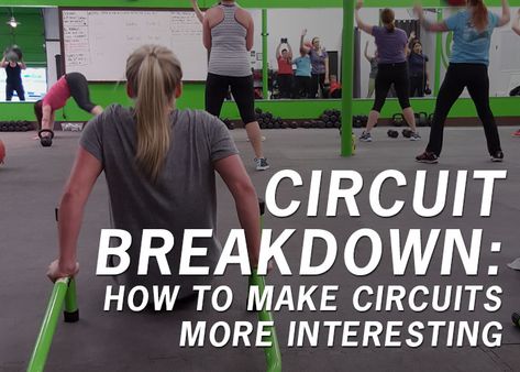 Circuit Breakdown: How to Make Circuits More Interesting | Bootcamp Ideas Bootcamp Workout Plan, Bootcamp Ideas, Volleyball Conditioning, Fitness Backgrounds, Circuit Training Workouts, Cardio Circuit, Hiit Class, Team Challenges, Boot Camp Workout