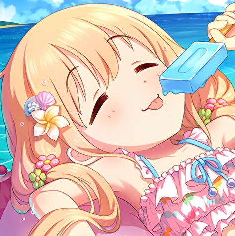 Idolmaster Anzu Futaba, Anzu Futaba Icon, Anzu Futaba Pfp, Beachcore Pfp, Idolmaster Pfp, Anzu Idolmaster, Idolmaster Icons, Anzu Futaba, Idol Master