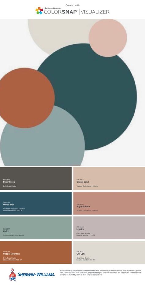 Orange Color Schemes For Living Room, Navy Pink Brown Color Palette, Teal Colour Scheme Living Room, Teal Bathroom Color Schemes, Teal Color Palette Bathroom, Teal Room Color Scheme, Teal Paint Color Palette, Popular Colour Palettes, Interior Colour Schemes 2023