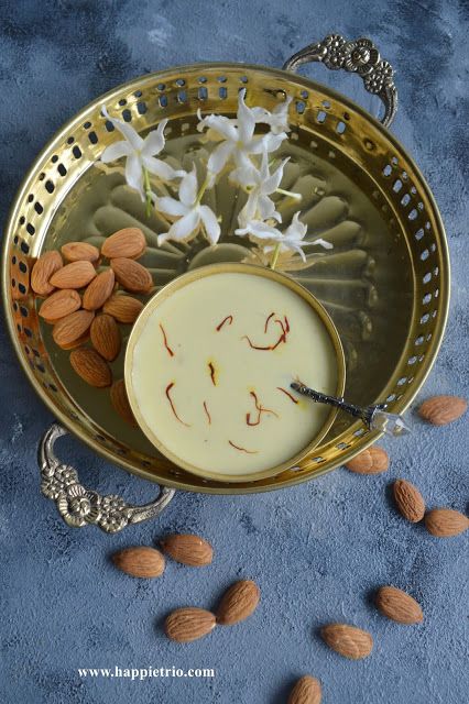 Badam Kheer | Almond Payasam Badam Kheer, Pakistani Desserts, Culture Photography, Kheer Recipe, Foodie Art, Almond Paste, Coconut Almond, Indian Sweet, Indian Desserts