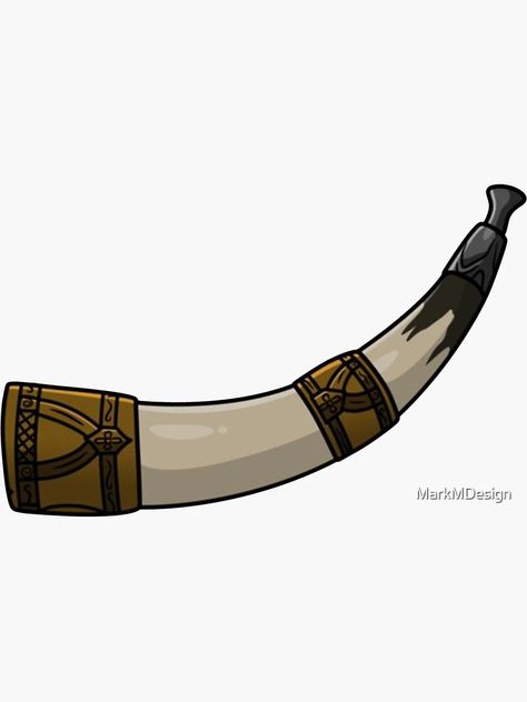 "Horn of Gondor" Sticker for Sale by MarkMDesign | Redbubble Horn Of Gondor Tattoo, Gondor Tattoo, The Horn, Horn, Hair Inspiration, Tattoo Ideas, Sketch, Tattoos, Nails