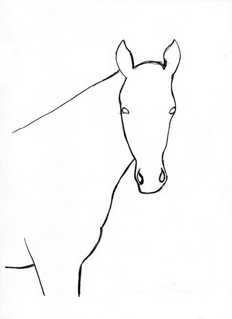 Easy Horse Drawing, Step By Step Art, Horse Coat Colors, Art Therapy Projects, Water Coloring, Drawing Step By Step, Sketching Ideas, Drawing Step, Horse Drawing