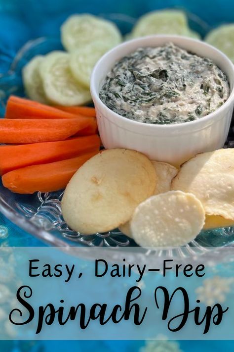 Looking for a delicious party dip that's dairy-free or mayo-free? Impress your people with this easy, dairy-free spinach dip! Dairy Free Spinach Dip, Spinach Dip Easy, Pumpkin Spice Frappuccino, Dairy Free Appetizers, Dairy Free Recipes Easy, Cooking Spinach, Dip Easy, Dairy Free Snacks, Creamed Onions