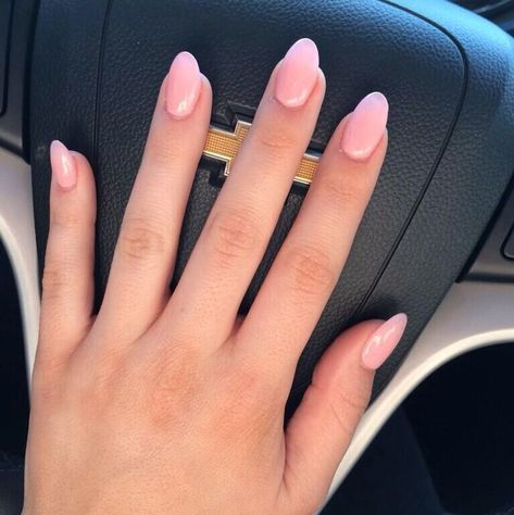 Chubby Fingers With Acrylics, Nail Shapes For Chubby Fingers, Oval Acrylic Nails, Almond Shaped Nails, Sophisticated Nails, Pretty Fingers, Pretty Hurts, Acrylic Nail Shapes, Pink Manicure