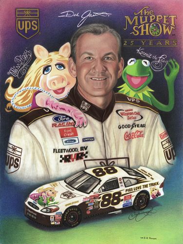 Pic Drawing, Dale Jarrett, Race Car Driving, Nascar Race Cars, Nascar Race, The Muppets, Car Driving, Nascar Drivers, Graphic Tshirt Design