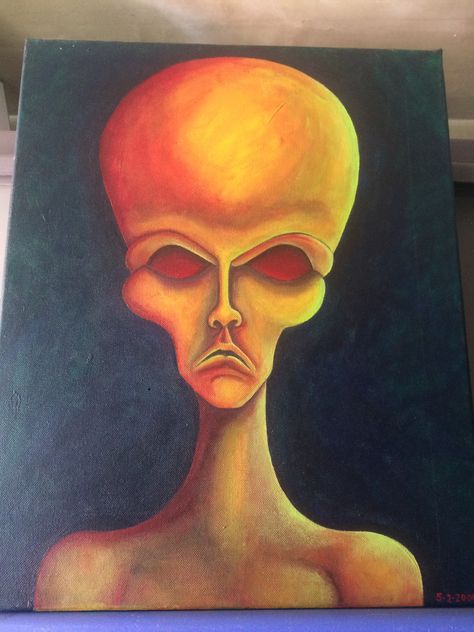 Alien Painting, Simple Canvas Paintings, Acrylic Canvas, Canvas Paintings, Life Art, Acrylic Painting, Canvas Painting, Arts And Crafts, Paintings