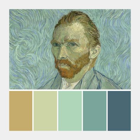 Van Gogh Color Palette, Van Gogh Wallpaper, History Of Art, The Painter, Introverted, Colour Palettes, Vincent Van Gogh, Van Gogh, Art Inspo