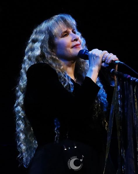 Stevie Nicks Concert Makeup, Stevie Nicks 2023, Dark Academia Goth, Stevie Nicks Style, Stephanie Lynn, Funky Short Hair, Lindsey Buckingham, Stevie Nicks Fleetwood Mac, Concert Photos