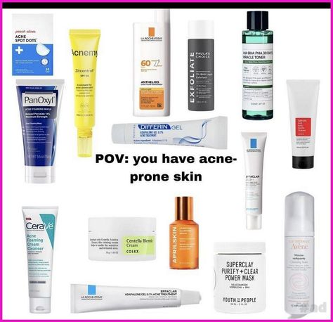 Complete Your Beauty Regimen: Essential Skincare Products for Every Day 🎯 Good Toners For Acne Prone Skin, Acne Prone Skin Care Tips, Makeup Products Acne Safe, Skincare Routine For Acne Prone Sensitive Skin, Skin Care For Acne Prone Skin Products, Skin Care Routine For Cystic Acne, Best Skincare For Acne Prone Skin, Best Moisturizer For Oily Acne Prone Skin, Skincare Products For Acne Prone Skin