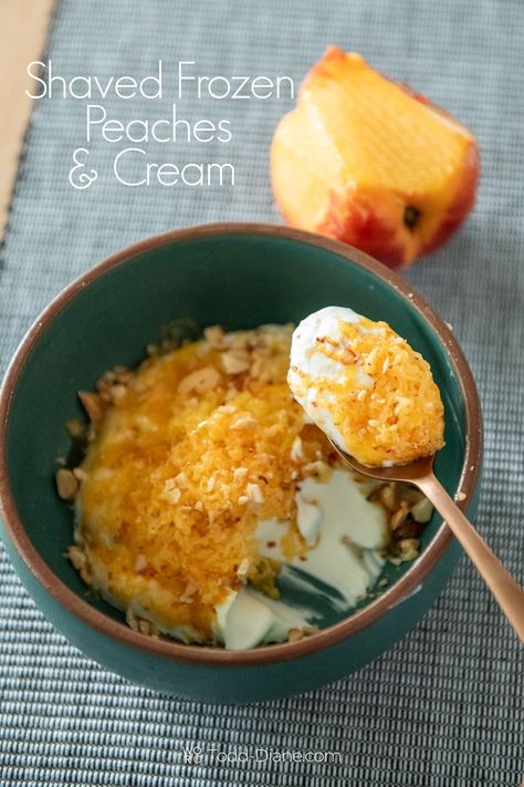 Peach Breakfast Recipes, Dessert With Yogurt, Peach Rice, Yogurt Whipped Cream, Make Hot Sauce, Peaches And Cream Recipe, Peach Breakfast, Peaches And Cream Dessert, Sriracha Recipes