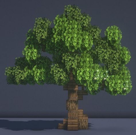 Cool Ideas To Build In Minecraft, Minecraft Tree Building, Minecraft Custome Trees, Tree Builds Minecraft, Cute Tree Minecraft, Costume Trees Minecraft, Minecraft Big Custom Trees, Minecraft Azalea Tree, Enchanting Tree Minecraft