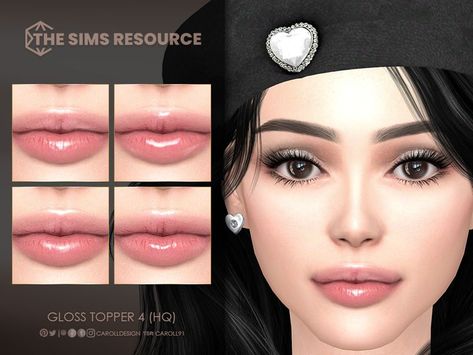 Sims 4 Tattoos, Lip Jelly, Makeup Cc, Sims 4 Cc Makeup, Sims 4 Dresses, Clear Lip Gloss, Sims 4 Game, Gloss Lipstick, Sims 4 Clothing