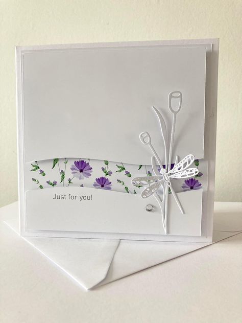 Clean And Simple Birthday Cards, Clean And Simple Cards Ideas, Sympathy Cards Handmade Simple Beautiful, Shayne Eddie, Clean And Simple Cards, Applique Cushions, Sympathy Cards Handmade, Simple Cards Handmade, Carnation Crafts