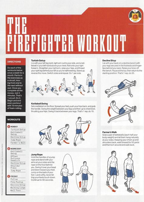 Good Workouts For Firefighters - Infoupdate.org Good Workouts, Police Workout, Becoming A Firefighter, Fighter Workout, Firefighter Workout, Firefighter Training, Firefighter Emt, Fire Training, Fire Life