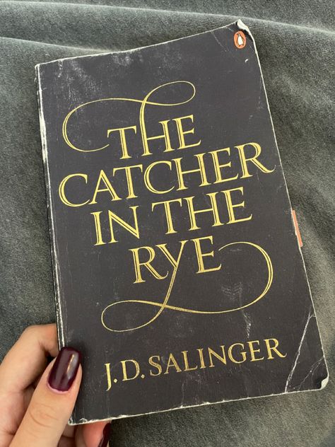 The Catcher In The Rye Book Cover, The Catcher In The Rye Book, The Catcher In The Rye Aesthetic, Catcher In The Rye Book, Teenage Aesthetic, J D Salinger, Catcher In The Rye, Read List, Book List