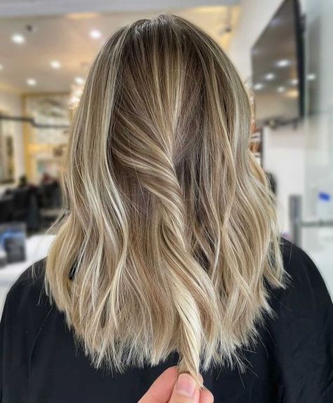 Best Hairdressers & Hair Colour Salon Brisbane & Gold Coast Dimensional Low Maintenance Blonde, Blond From Brunette, Salon Nail Colors, Lived In Blonde Balayage Lob, Sandy Blonde Balayage Short Hair, Mid Length Balayage Hair Blonde, Easy To Maintain Blonde Hair Color, Lived In Balayage Blonde, Foilyage Hair Blonde