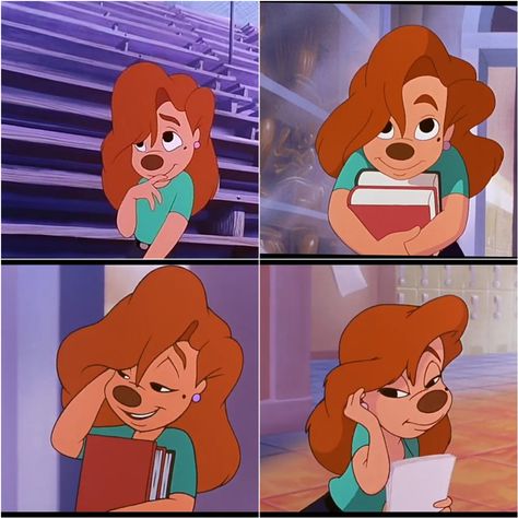 Roxanne Goofy Movie Pfp, Disney Roxanne, A Goofy Movie Roxanne, Roxanne Goofy Movie, Roxanne Goofy, Max And Roxanne, Max Goof, A Goofy Movie, Goof Troop