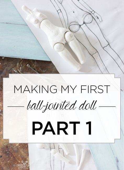 Making a BJD doll (ball jointed doll): rough sculpt, by Adele Po. Diy Ball Jointed Doll Polymer Clay, How To Make A Ball Jointed Doll, Make Bjd Doll, Bjd Dolls Tutorial, Bjd Tutorial, Sculpting Tutorials, Doll Making Tutorials, Diy Dolls, Ball Jointed Doll