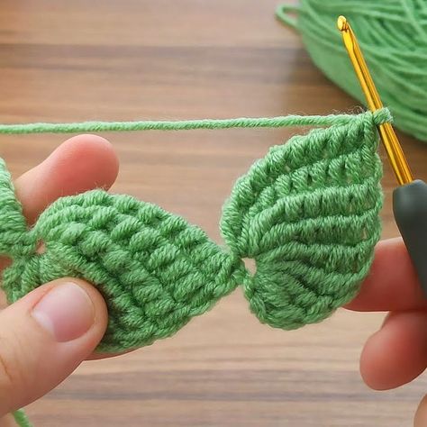 Wow Very Easy Tunisian Crochet Leaf Patterned Hair Band making #tunisiancrochet | Wow Very Easy Tunisian Crochet Leaf Patterned Hair Band making #tunisiancrochet | By Aslı ile sanatsal tasarımlar Easy Tunisian Crochet, Crochet Leaf, Crochet Leaf Patterns, Crochet Leaves, Cable Stitch, Tunisian Crochet, Baby Crochet, Crochet Techniques, Leaf Pattern