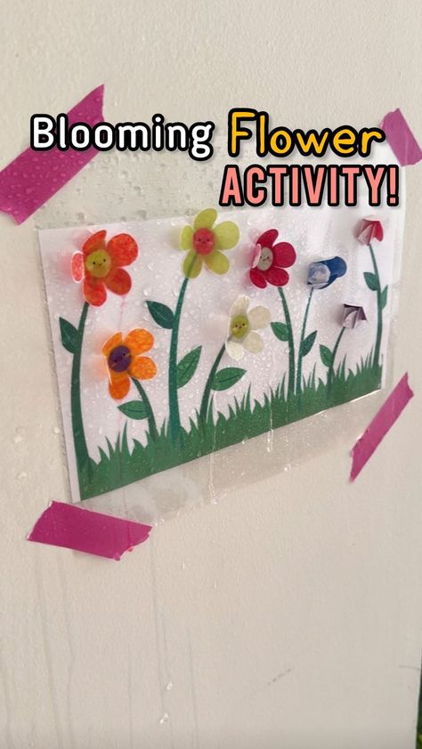 7 Days of Play | Like + Comment FLOWER to get this free blooming flower printable! 🤩 And save this post so you don’t forget to do this too! 🙌 This activity… | Instagram Flower Activities For Kids, Flower Activity, Capillary Action, Pre K Activities, Flower Spray, Flower Printable, Fine Motor Activities, Motor Activities, Montessori Activities