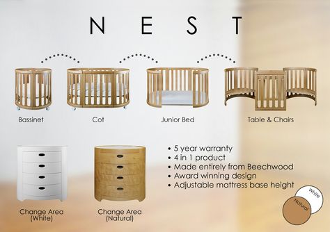 Nesting Crib Nursery, Oval Cot Nursery, Cocoon Furniture, Nest Crib, Baby Crib Designs, Modern Baby Furniture, Newborn Room, Baby Corner, Junior Bed