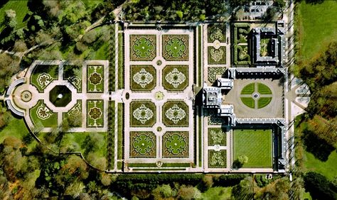 Het Loo Palace, Apeldoorn, The Netherlands Contemplating Humanity’s Effect On Planet Earth, From Above Satellite Photos Of Earth, Formal Garden Design, Earth Photos, Palace Garden, Formal Garden, Classic Garden, Satellite Image, Formal Gardens, Landscape Plans