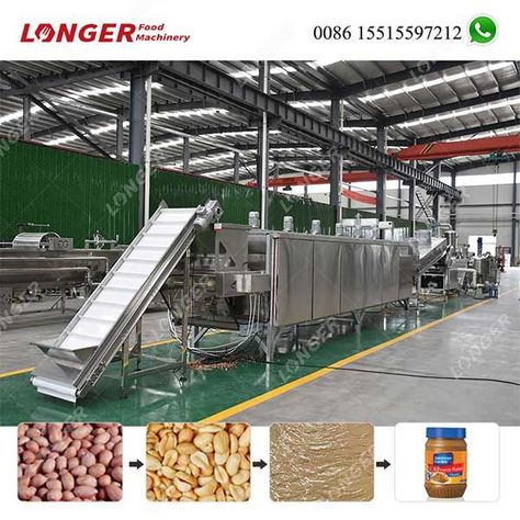 It can make cruchy peanut butter, smooth peanut butter. The complete set of peanut butter plant has high mechanization, good reliability, fully enclosed production. Email: serena@machinehall.com WhatsApp/Mobile: +8615515597212 Skype: serenayan666 Peanut Butter Machine, Smooth Peanut Butter, Peanut Butter, Peanut, Butter, Canning