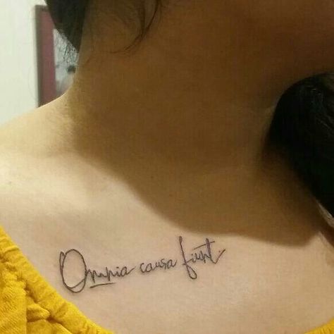 Collar Bone Tattoo, Everything Happens For A Reason, For A Reason, Infinity Tattoo, Tatting, Tattoo Quotes, Tattoo Ideas, Tattoos, Quick Saves