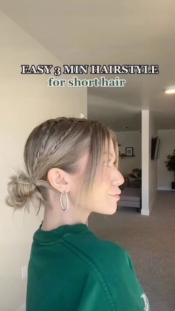 Summer Hair Trends 2023 Short, Hair References, Concert Hairstyles, Everyday Hair, Hair Techniques, Hair Tips Video, Heatless Hairstyles, Hairdos For Short Hair, Short Hair Tutorial