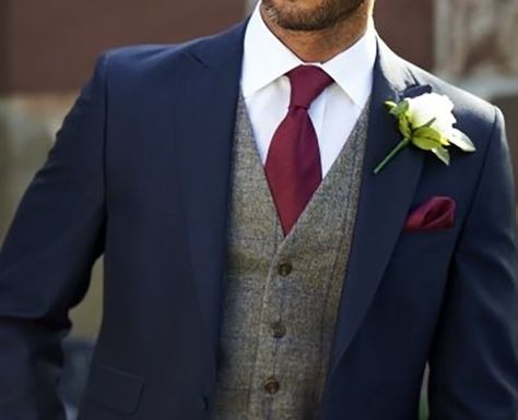 Wedding Suits Men Blue, Groom Suit Tweed, Wedding Groomsmen Attire, Mens Wedding Attire, Groom Wedding Attire, Blue Suit Wedding, Wedding Suits Groom, Wedding Groomsmen, Groomsmen Suits