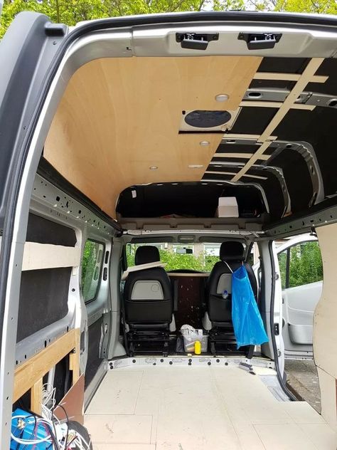 Vehicle Living, Moto Van, Ford Transit Camper Conversion, Flexible Plywood, Kangoo Camper, Diy Van Conversions, Kombi Motorhome, T3 Vw, Ford Transit Camper