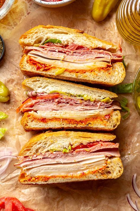 Italian Sub Paninis - Rachael's Good Eats Italian Panini, Panera Recipes, Cooking For Dummies, Panini Recipes, Italian Sub, Panini Sandwiches, Italian Sandwich, Sub Sandwiches, Sandwich Ingredients